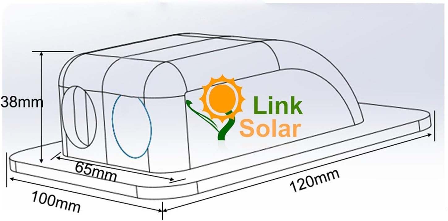 Durable Solar Cable Entry Gland 2mm² to 6mm² with Seals for Easy Installation