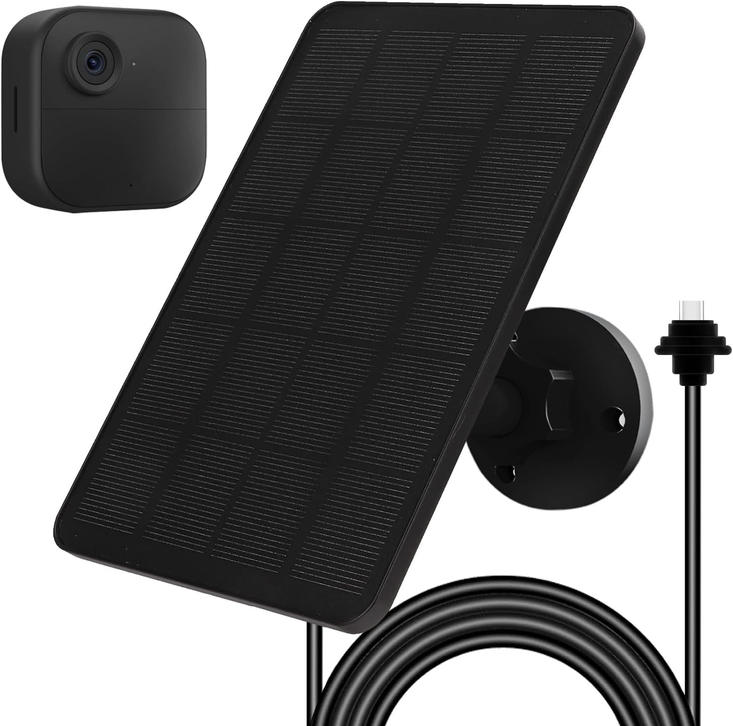 Solar Panel for Blink Camera, Solar Panel 4W Compatible with Blink Outdoor 4 (4T