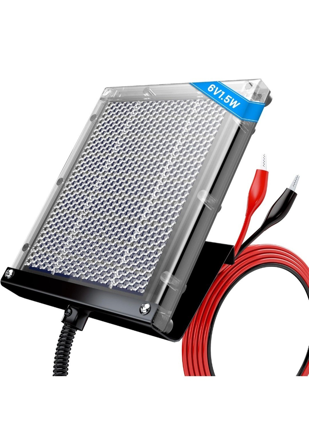 Powoxi 6V 1.5W Solar Panel To Recharge Deer Feeder Battery Waterproof