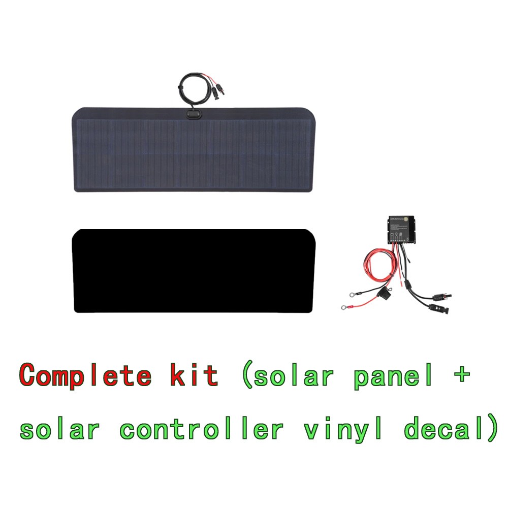 Lensun 75W 12V Hood Flexible Solar Panel for Chevrolet Express Van Perfect Best