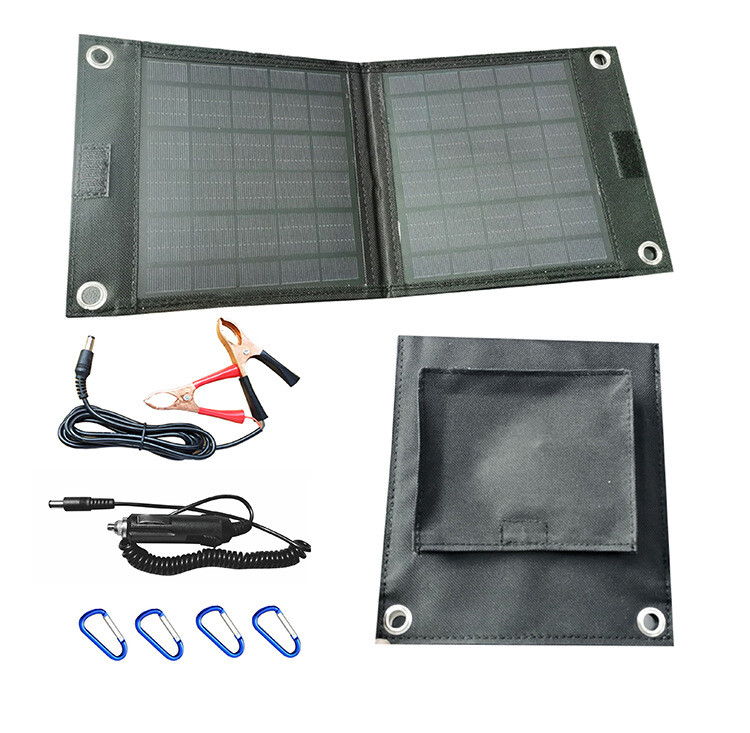 Portable Foldable Solar Panel Charger Power Supply USB DC For Phone Laptop Drone