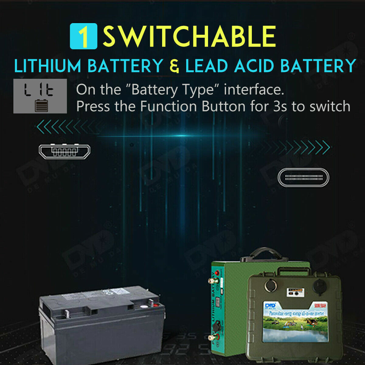 30A LCD PWM Solar Panel Charger Controller For Li-ion Lead Acid Battery 12V/24V