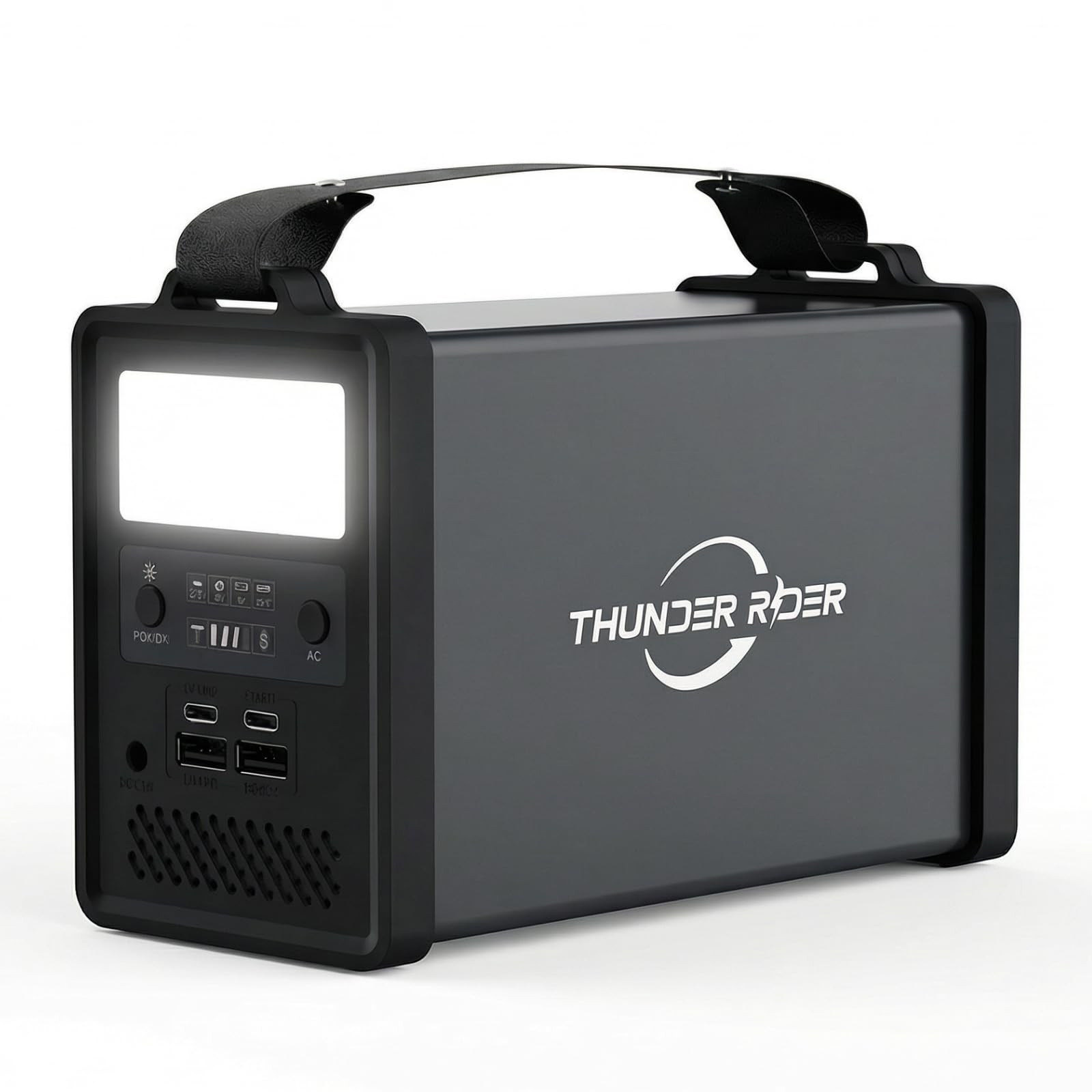 Thunderrider Portable Power Station 300W 299Wh Solar Generator 4.38Lbs