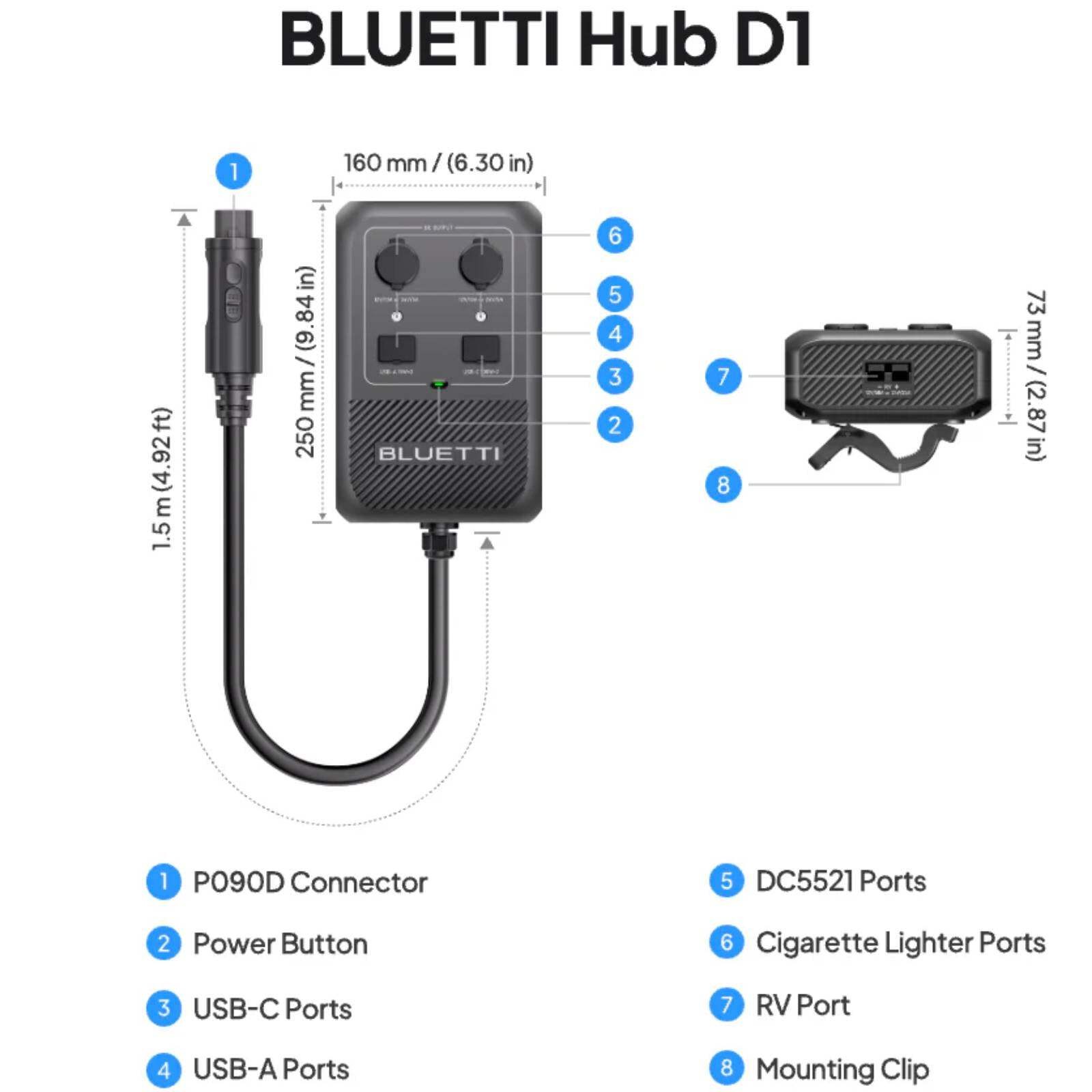 BLUETTI Apex 300 Power Station 2764.8Wh + Alternator Charger 1 + Power Hub D1
