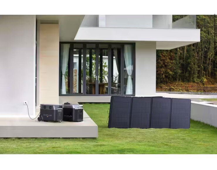 EcoFlow 400W Solar Panel Self-supporting, Waterproof Smart Outdoor Solar Kit