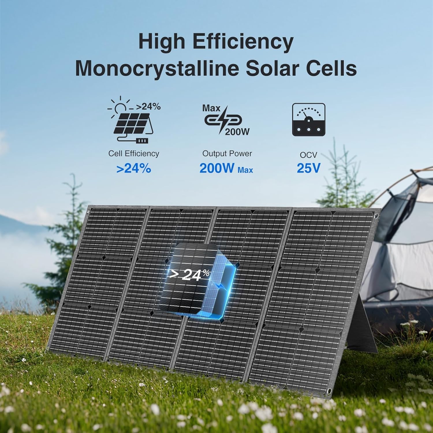 IP68 Foldable Solar Panel 200W MARBERO
