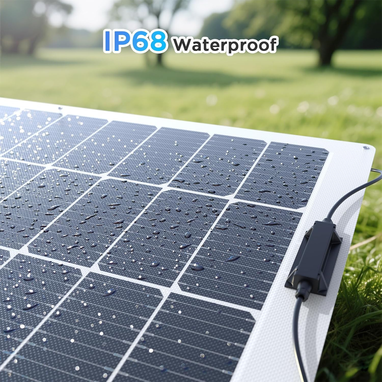 400W Flexible Solar Panel, 4PCS 100 Watt 12/24V/36V/48V Portable Solar Panel Kit