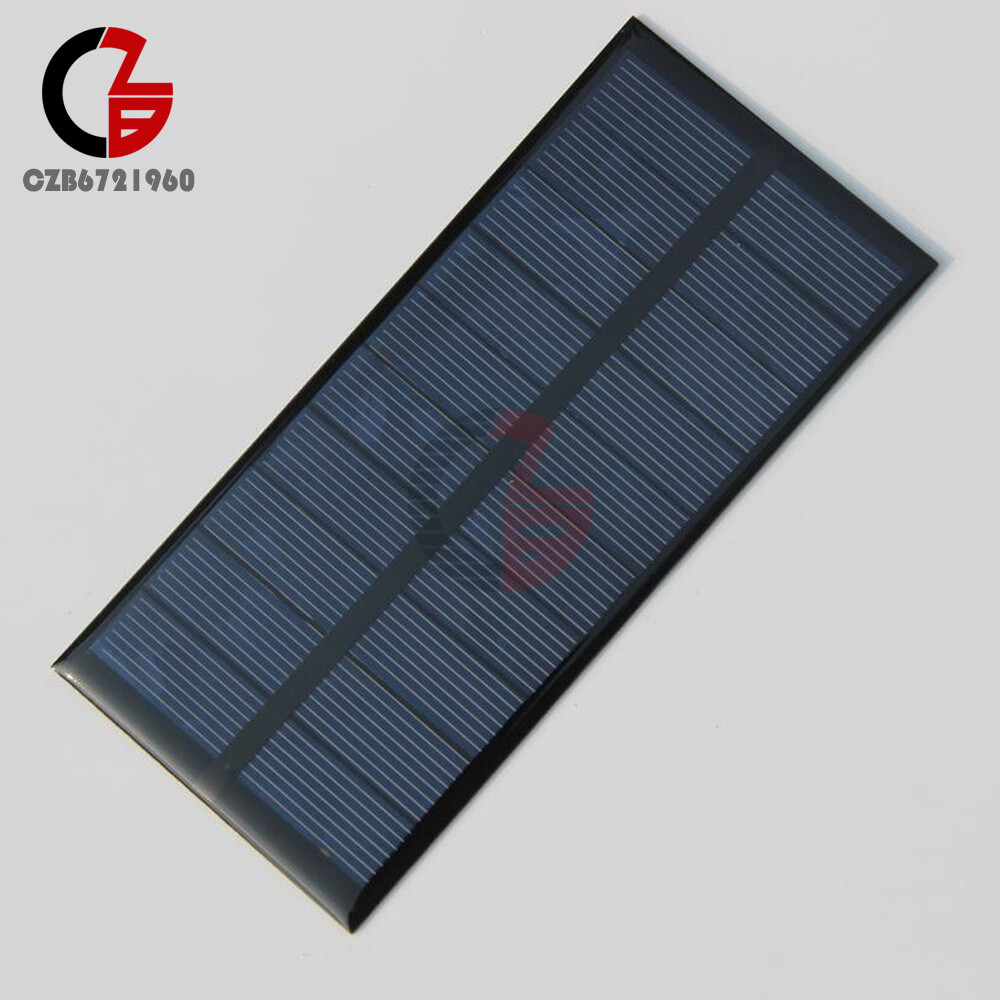 Mini Mono Solar Panel Small Solar Cell PV Module Charger 0.5V/2V/5V/6V/9V/12V