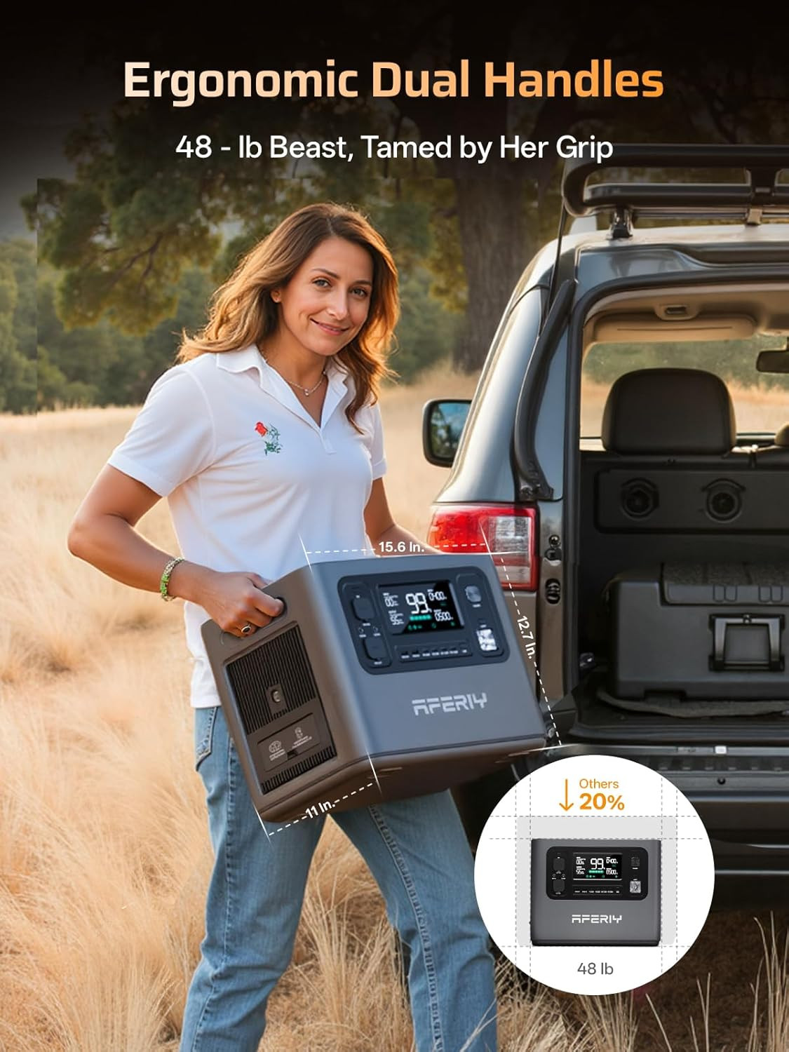 P280 Portable Power Station 2800W (Peak 5600W),2048Wh Lifepo4 Battery,Expandable