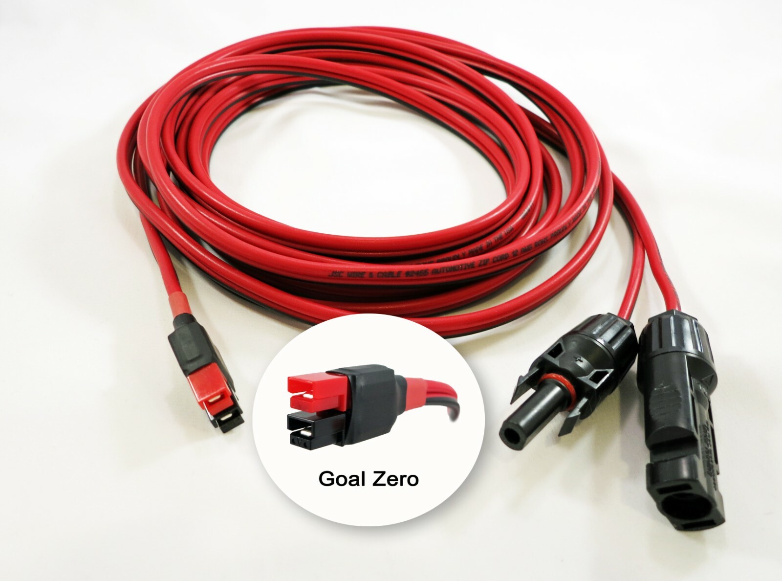 25′ feet Solar Charging Cable fits GOAL ZERO® Yeti Input Connectors 500Watts