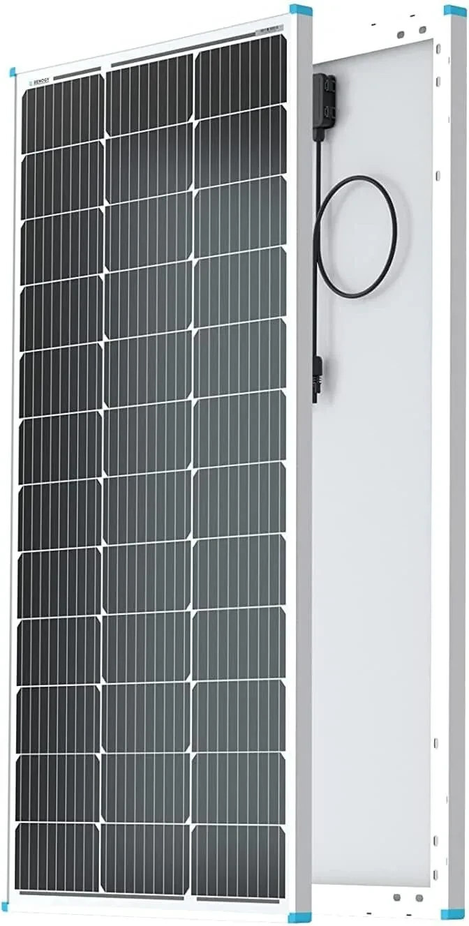 Renogy RNG-100D-S 100W Monocrystalline Photovoltaic PV Solar Panel – 2 Piece