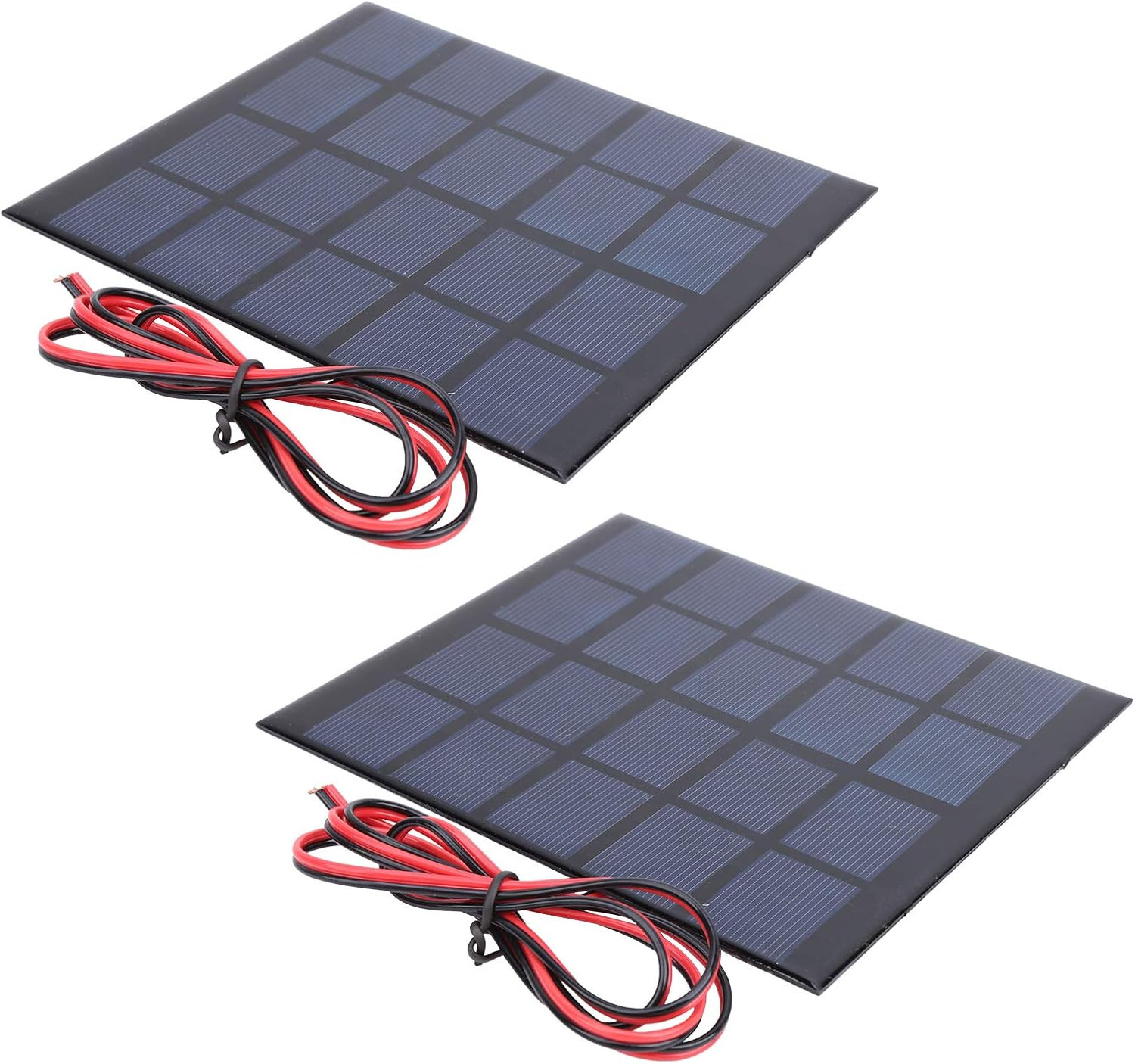 5V 500Ma Solar Panel Cell Power Module with 2Pcs,High Conversion Efficiency, Sno