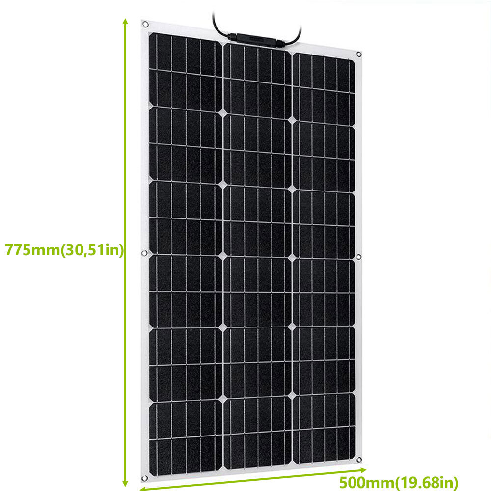 150-900W Solar Panel Kit 12V with 40A Solar Charge Controller Dual 5V USB Output
