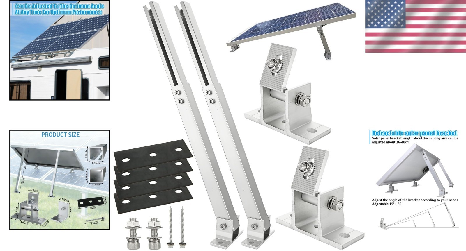 Aluminum Alloy Solar Panel Mounting Support