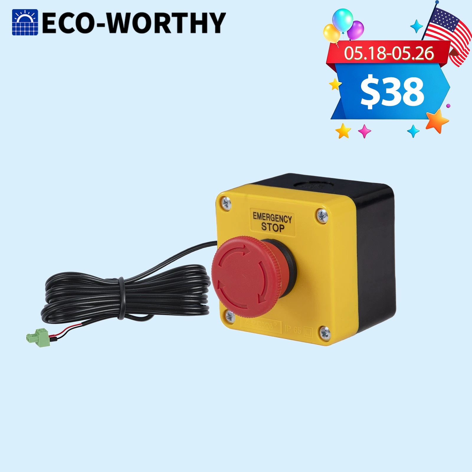 ECO-WORTHY Battery Rapid Shutdown Switch RSD for Cubix 100
