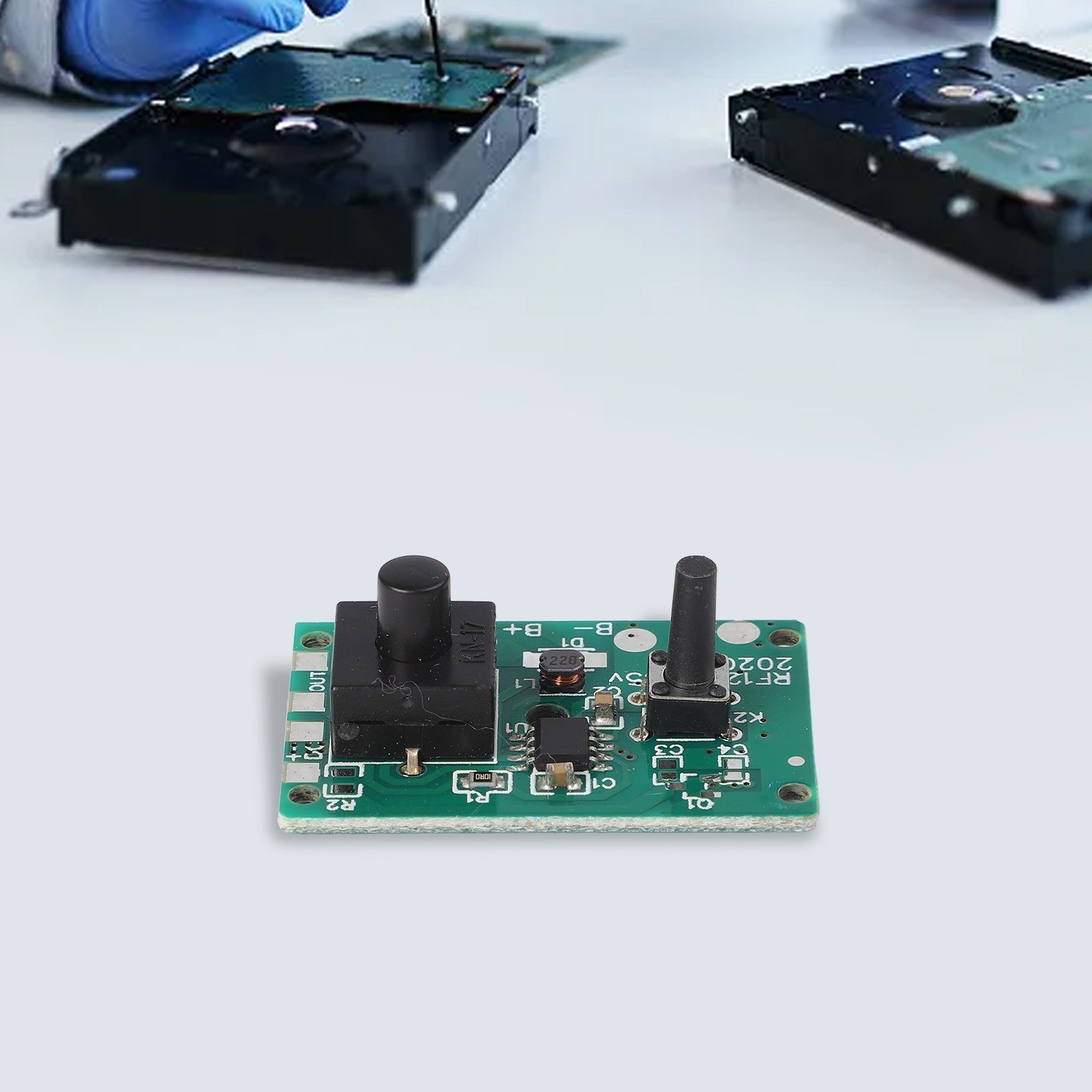 1 2V Solar Light String Circuit Board with Clear Installation Instruction