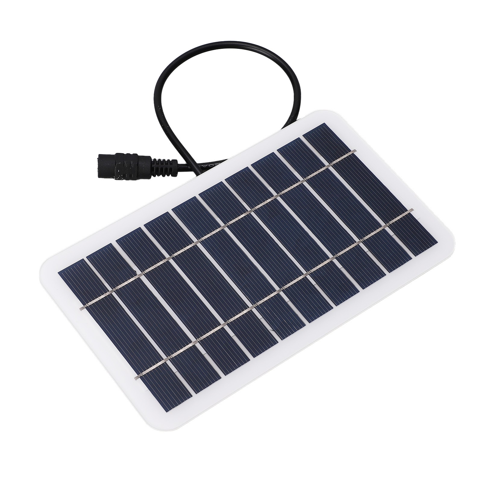 2W 5V Small Solar Panel Monocrystalline DC5521 Output Waterproof Dustproof PFWM