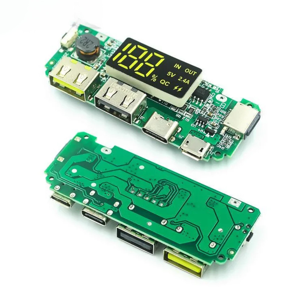 Battery Management Travel Power Backup Power Bank Module 5V Total Output