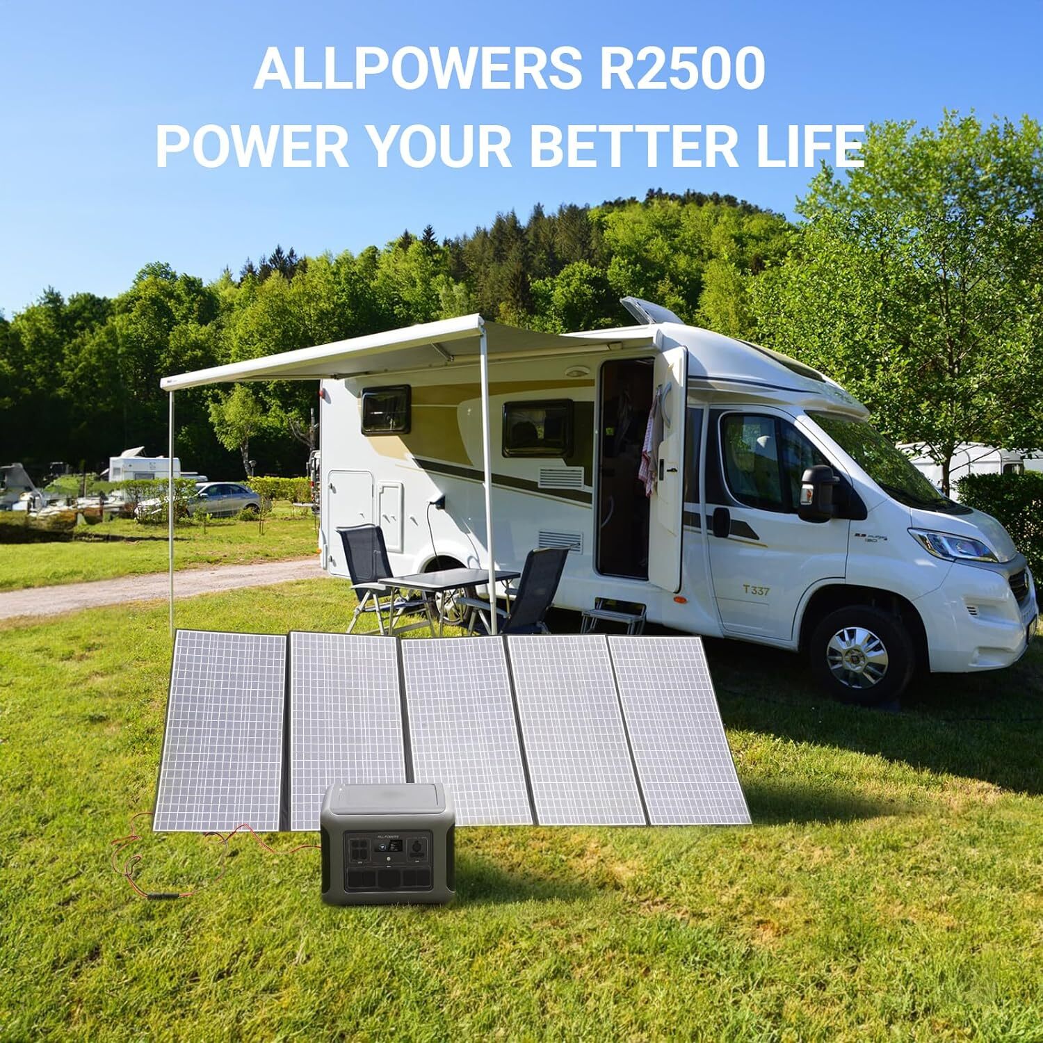 ALLPOWERS R2500 S2000 Solar Generator Power Station Home Battery Backup Off-Grid