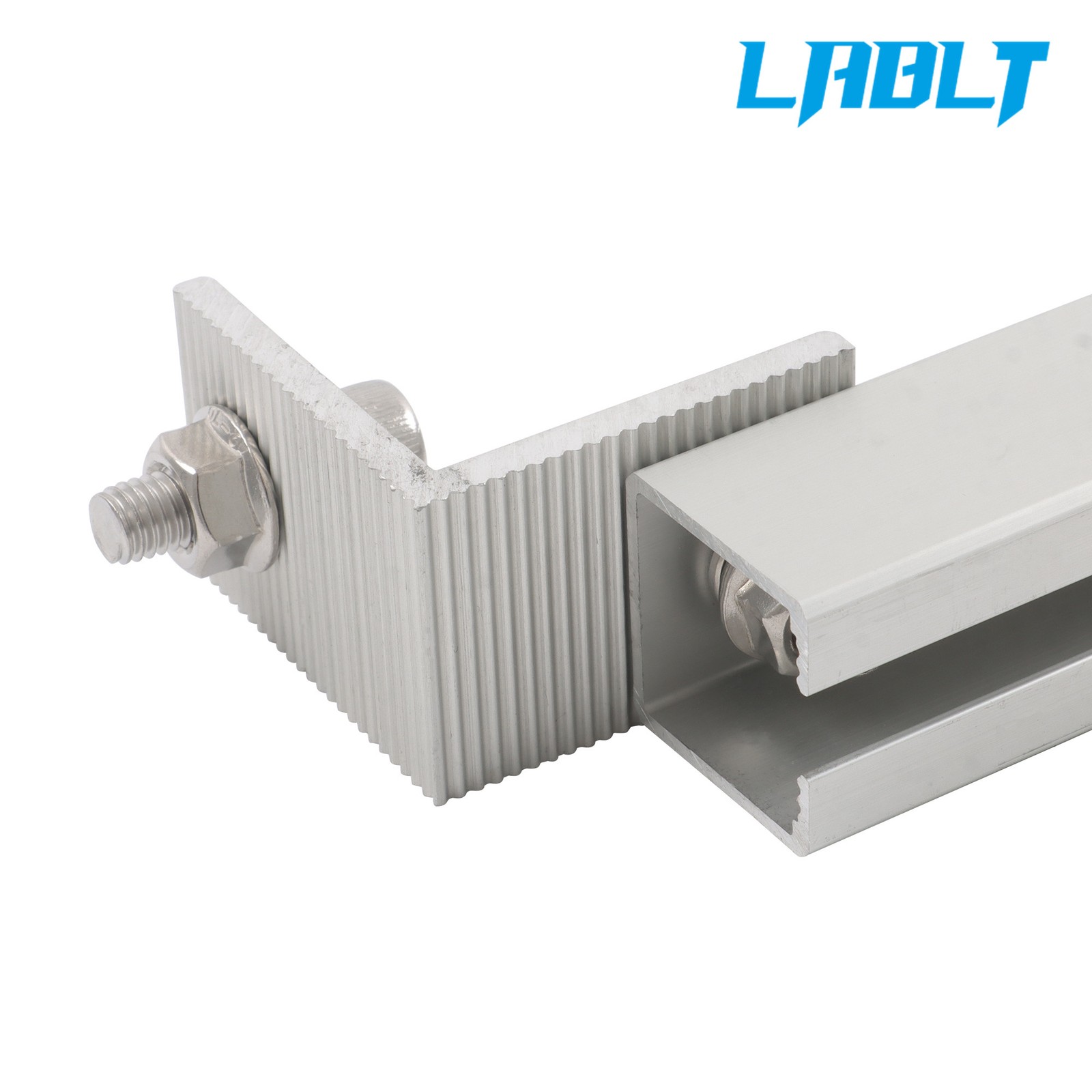 LABLT 4 Solar Panel RV Tilt Mount Brackets Set Adjustable Angle For Roof Install