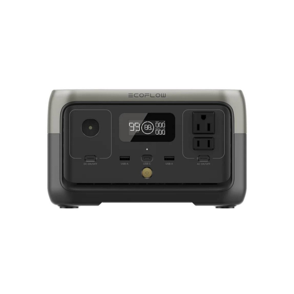 EcoFlow RIVER 2 256Wh 300W Portable Power Station 110-Watt Solar Panel