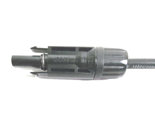 2pc 6″ 12AWG 1500V Solar Cable Adapter Extension 4mm Female 4mm Male