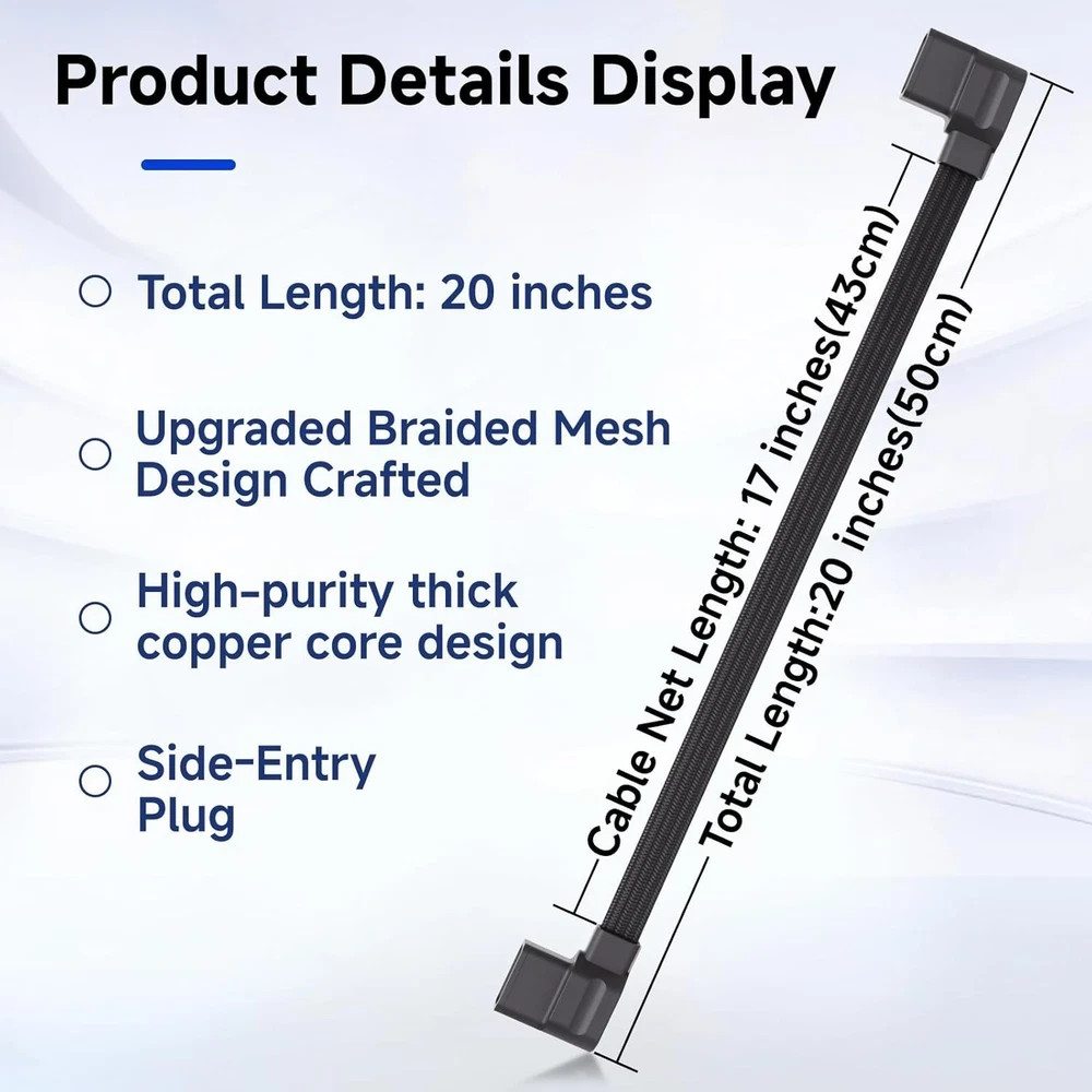 EcoFlow Delta 2/3 Extra Battery Connection Cable Adapter for Delta 2 Max