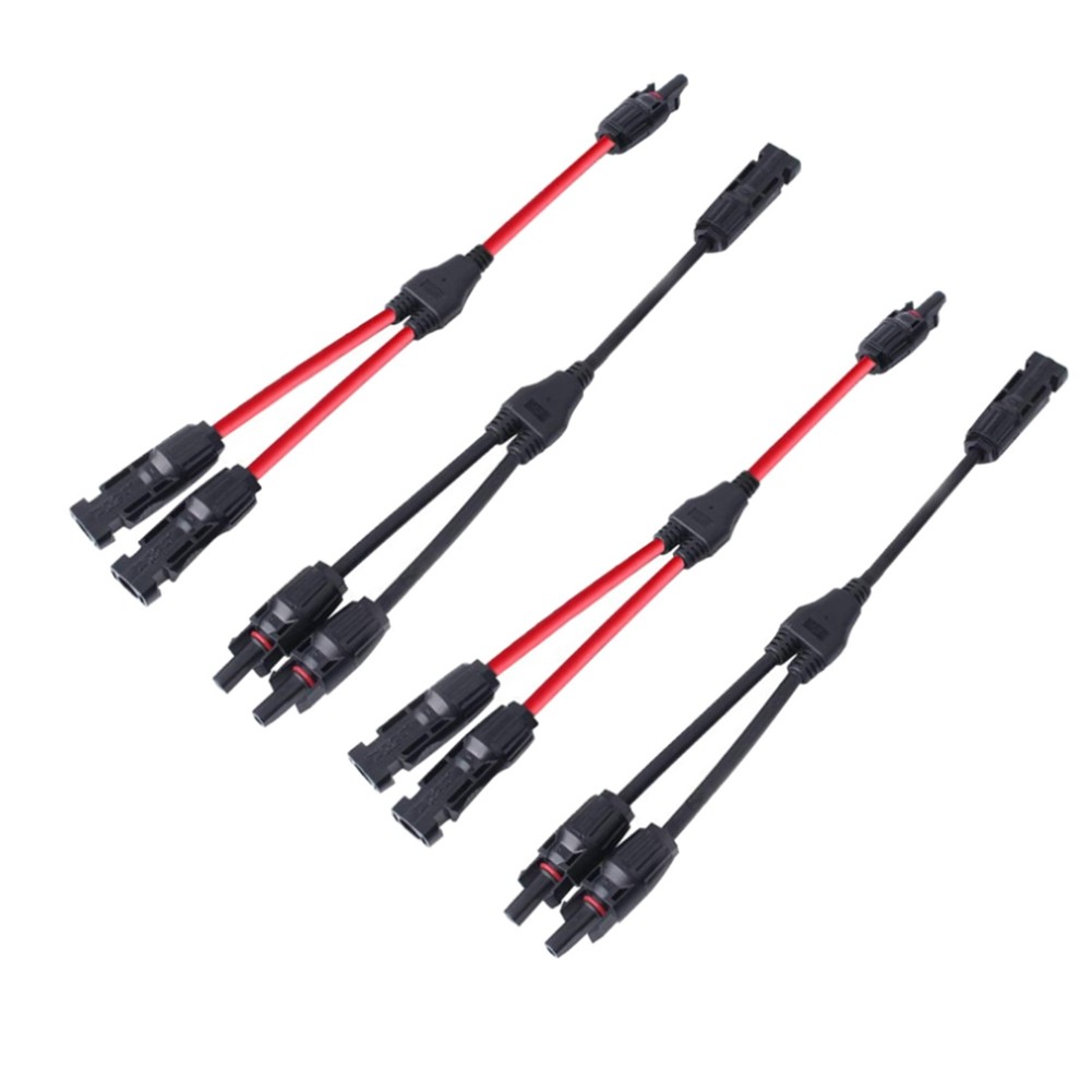 Y Branch Plug 1 to 2 Parallel Connection Solar Connector Photovoltaic Panel3060