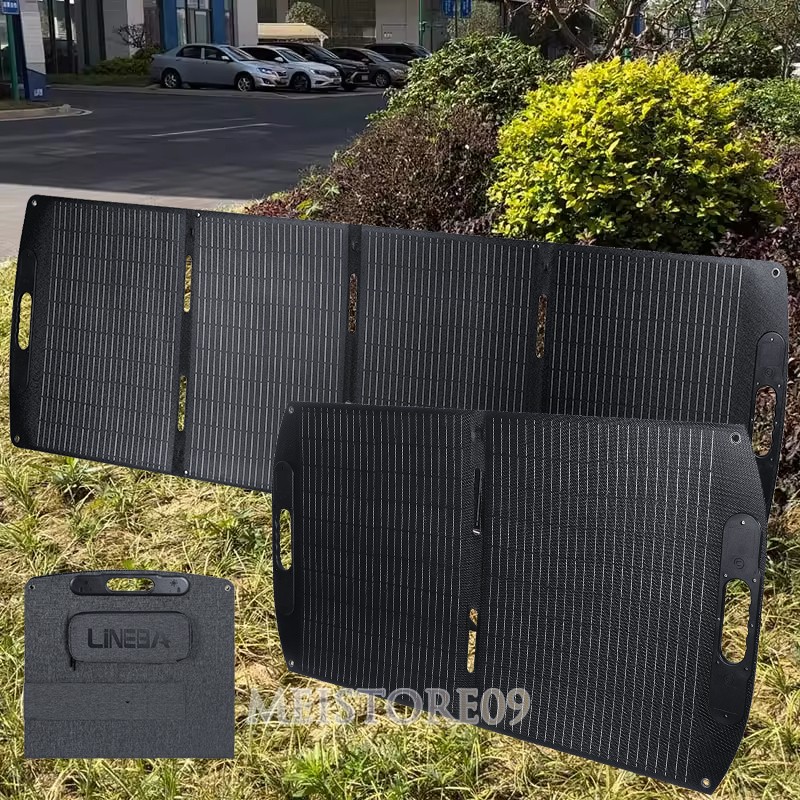 2025 Portable Solar Panel Kit 200W 100W Folding Lightweight for RV Camping Home