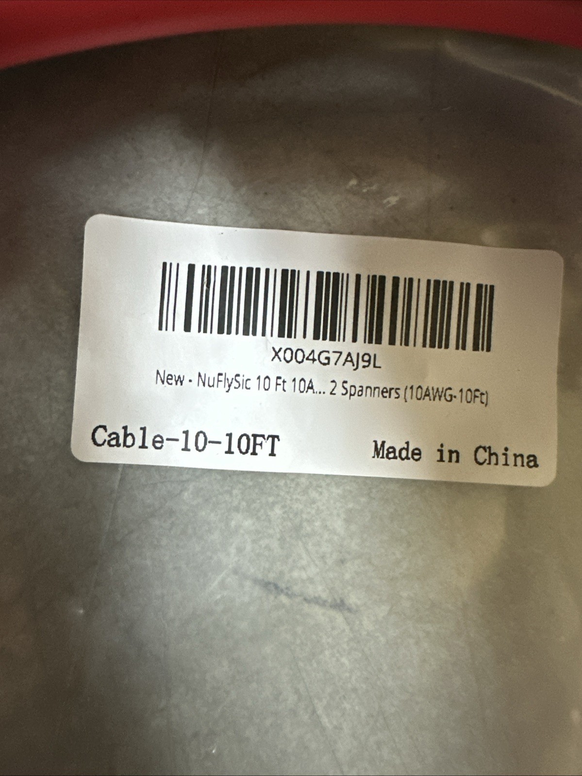 NEW NuFlySic 10ft 10AWG (2pack) Cable-10-10FT