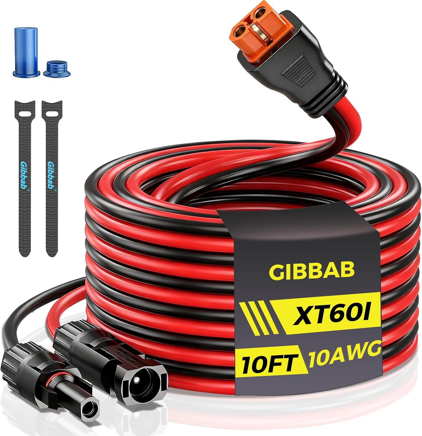 10FT 10AWG Solar to Xt60I, 3 6 10 16 20 25FT Solar Panel Connector to Xt60I-F A