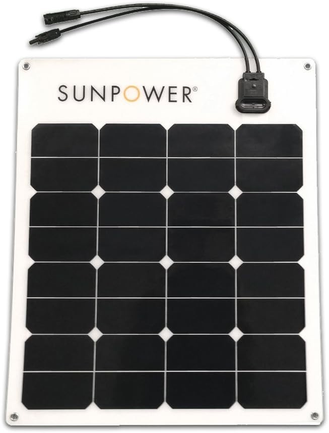 Sunpower 50 watt flexible solar panel– Sol-Go warranty