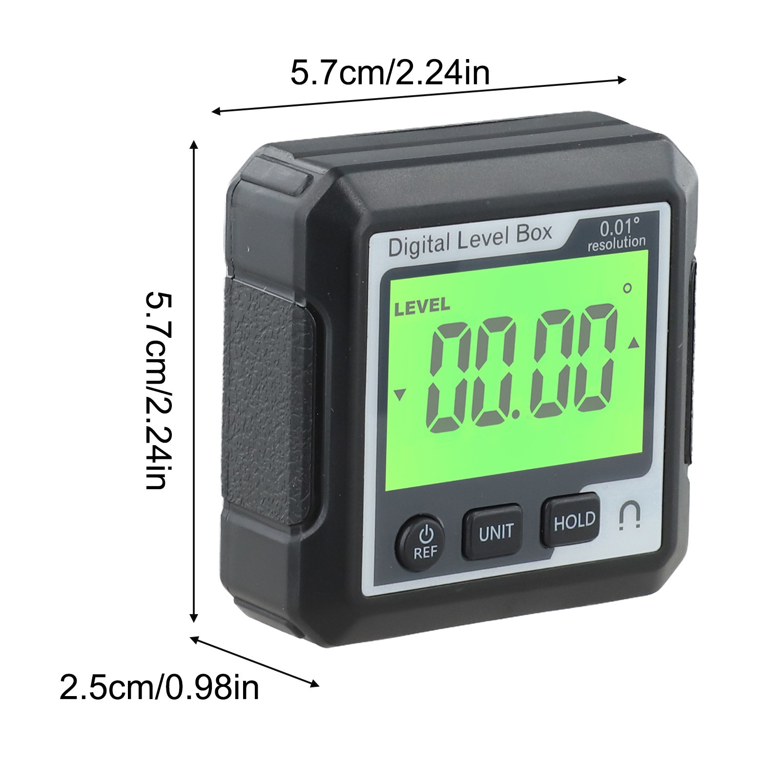 Magnetic Digital Protractor Level for Carpentry and Construction Angle Checking