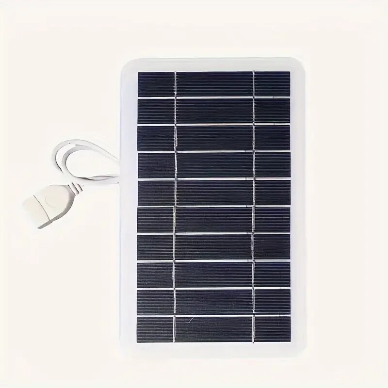 5V 0.4A Portable Solar Panel, DIY Battery Charger Outdoor Travel Camping Fishing