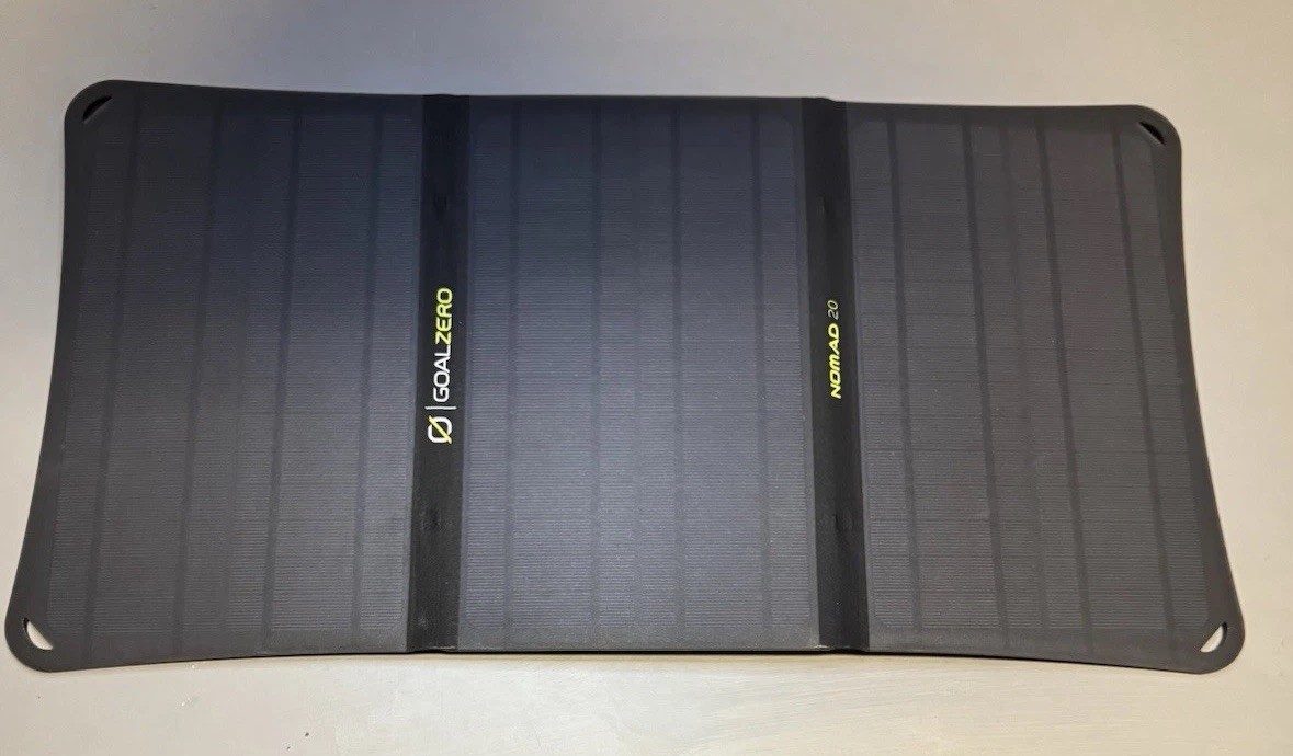 Goal Zero Nomad 20 20W Foldable Solar Panel Charger – Black (11910)