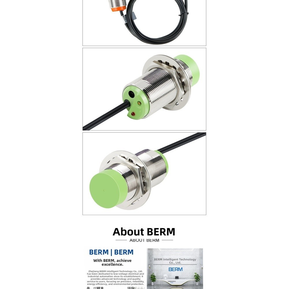 Capacitive Proximity Switch Industrial Application Robust Metal Housing