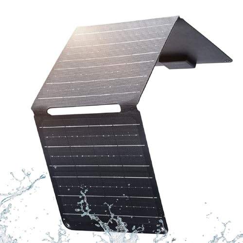 Charger, SP001 Solar Charging Kit with 5V USB-A 21W 5V Foldable Solar Panel