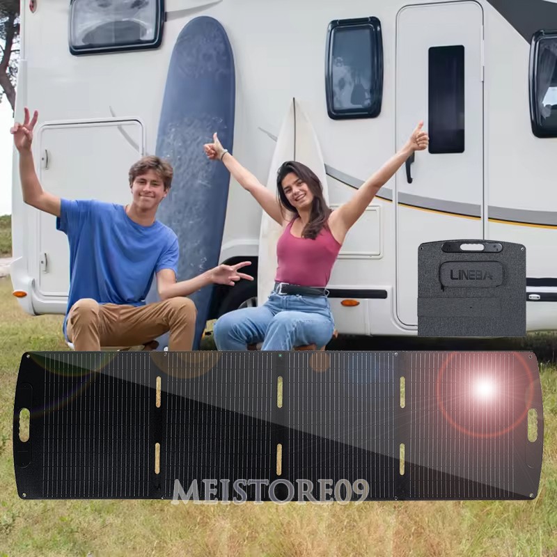 2025 Portable Solar Panel Kit 200W 100W Folding Lightweight for RV Camping Home