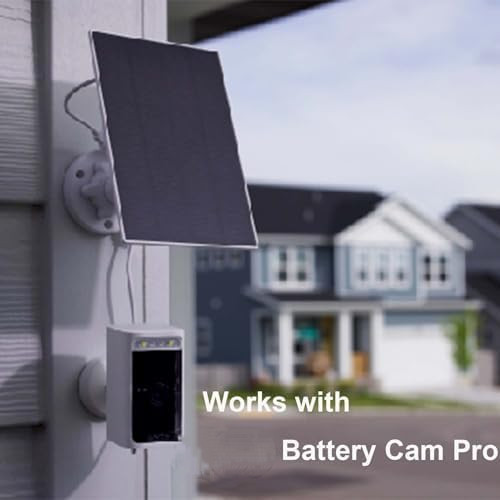 2.5W Solar Panel for Outdoor Cam Battery Pro IP65 Waterproof with 13ft Cable