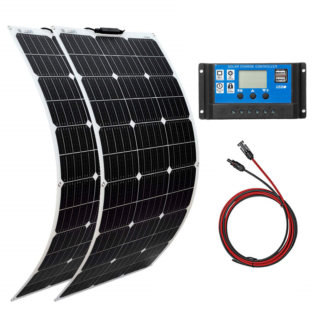 150W 300W 450W 600W 900W Flexible Solar Panel with 40A MPPT Charge Controller