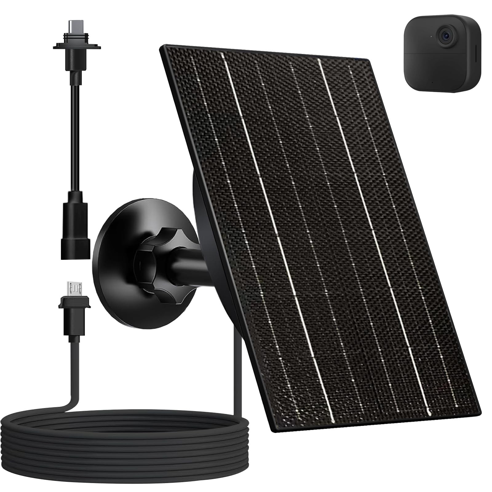 Solar Panel for Blink Outdoor 4/3/XT2/XT Camera, 4W High-Efficiency Solar