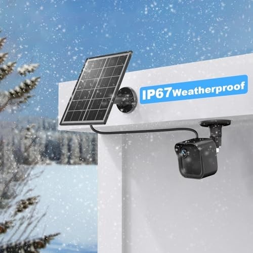 5 Pack 5W Solar Panel Charger for Blink Outdoor/Indoor Cameras, 13.1 Ft Cable &