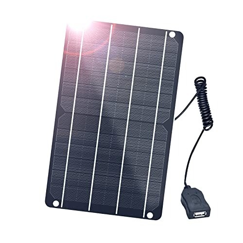 High-Efficiency 6W Solar Panel – Lightweight, USB-Powered & Waterproof