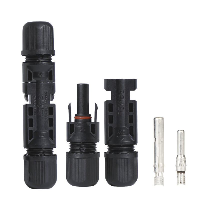 Solar Panel Connectors IP67 Waterproof Y/T Type / Straight Photovoltaic Plug