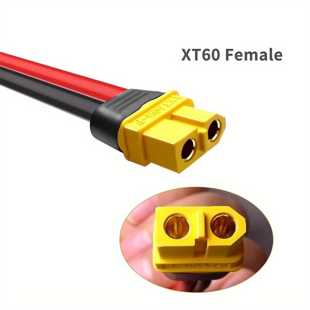 16 AWG XT60 Female to Solar Connector Solar Panel Extension Charging Cable
