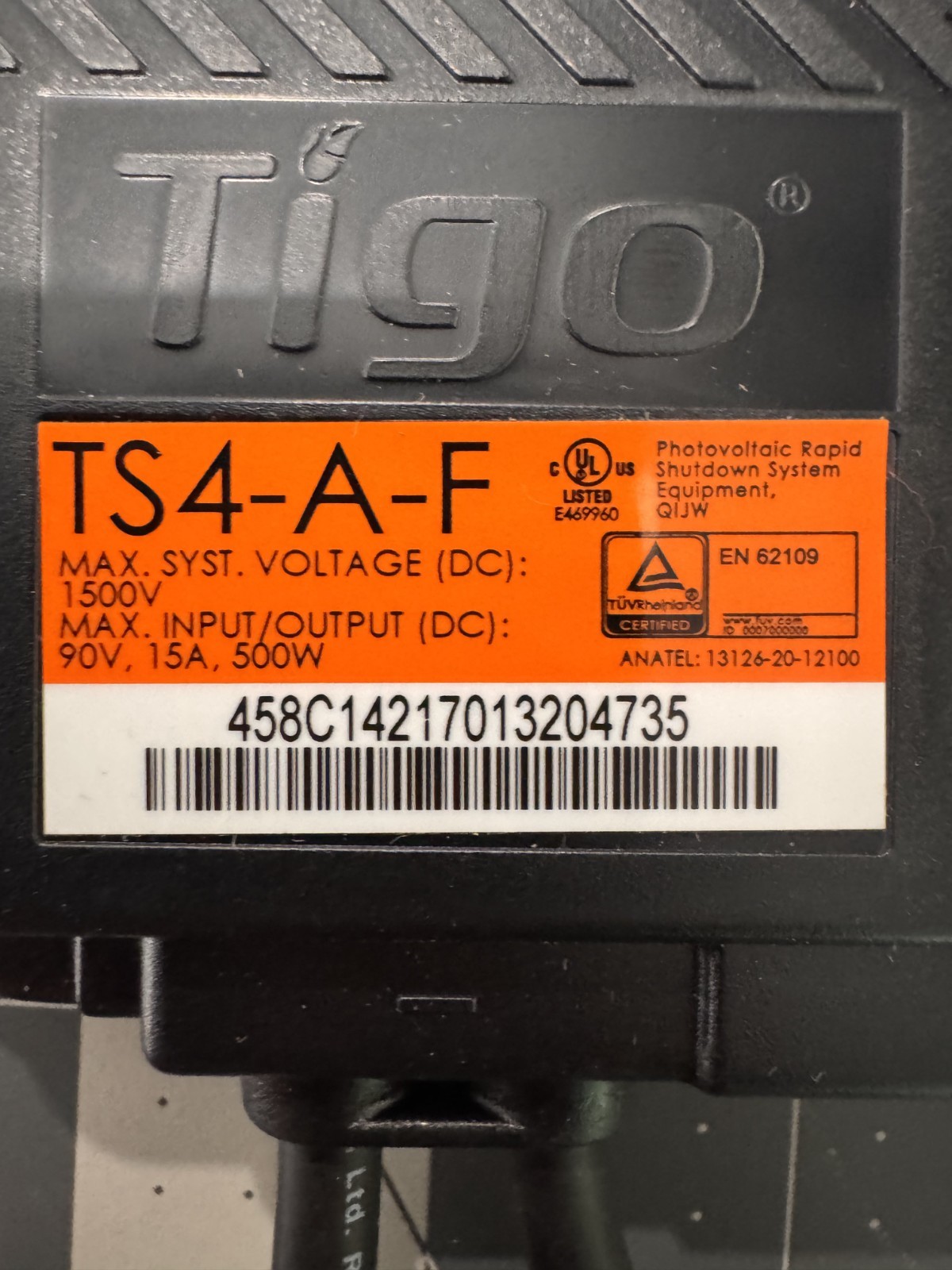 10 x Tigo TS4-A-F Rapid Shutdown Device for Solar Systems NEW BOX.