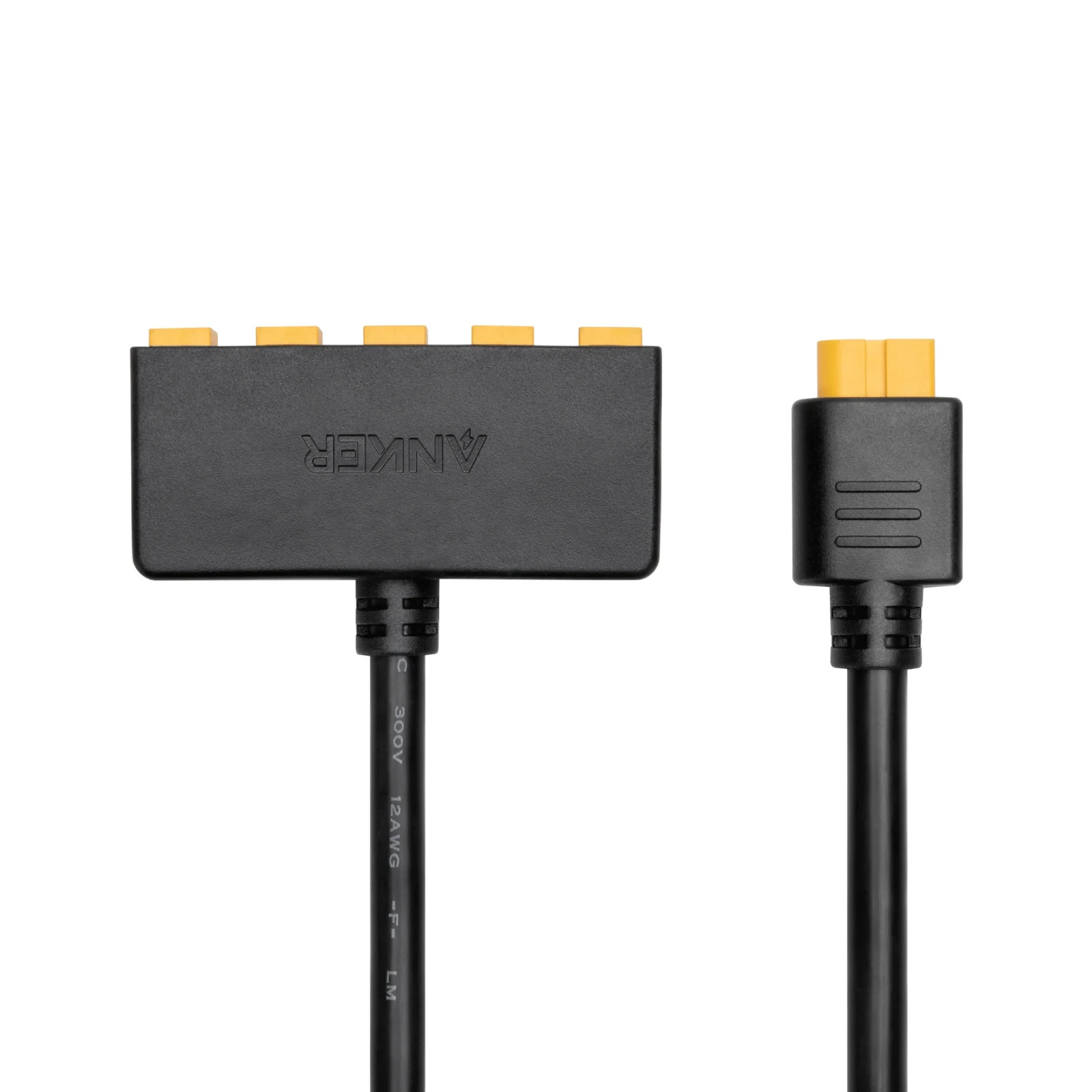Anker SOLIX Solar Panel XT-60 Interface Black 5-Port Charging Connector – 19.7in