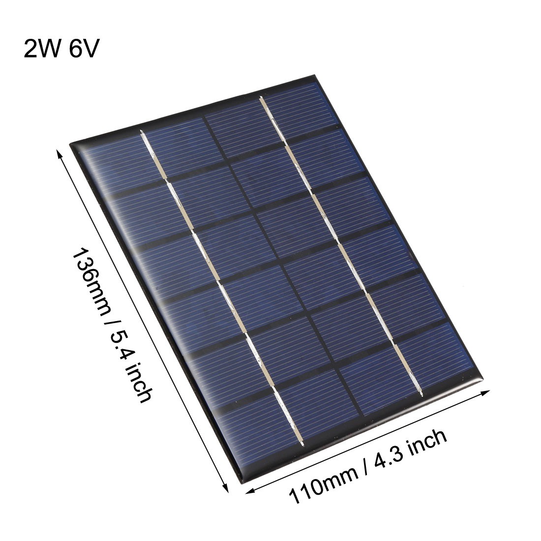 2W 6V Mini Solar Panel Module Kit for DIY Toys Model Charger