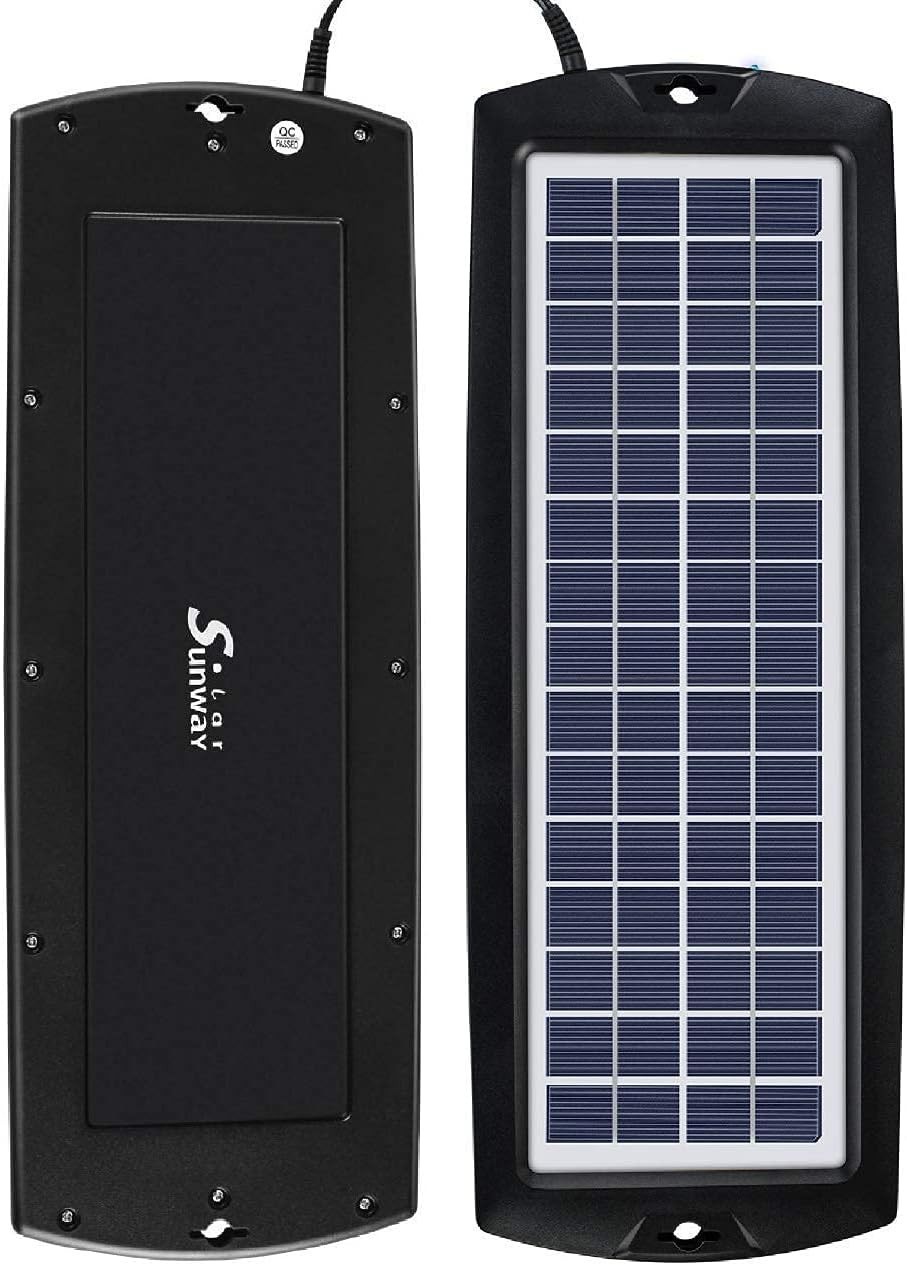 12V Solar Car Battery Charger & Maintainer – Portable Power Kit for All Vehicles