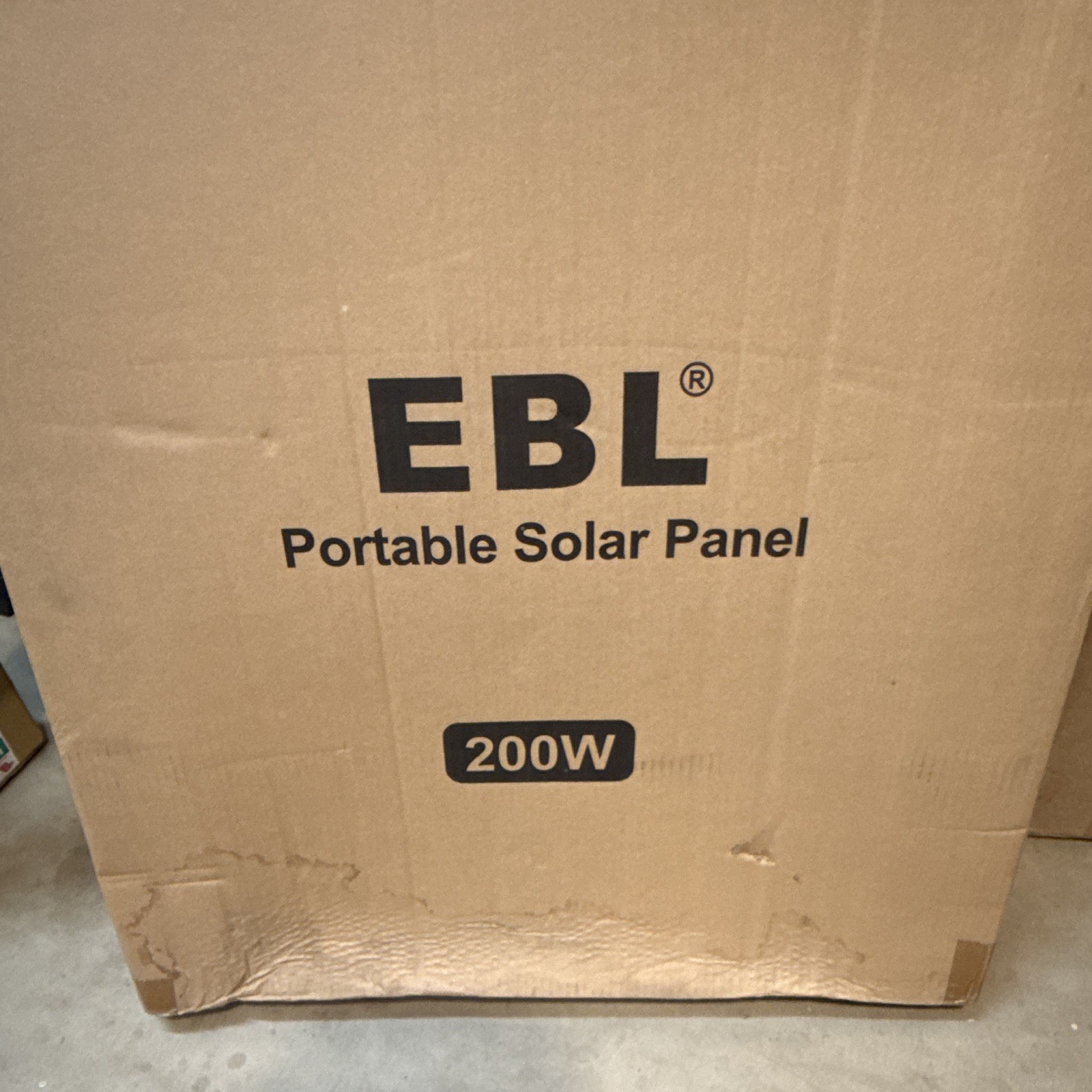 EBL 200W Portable Foldable Monocrystalline Solar Panel MC4 Waterproof RV